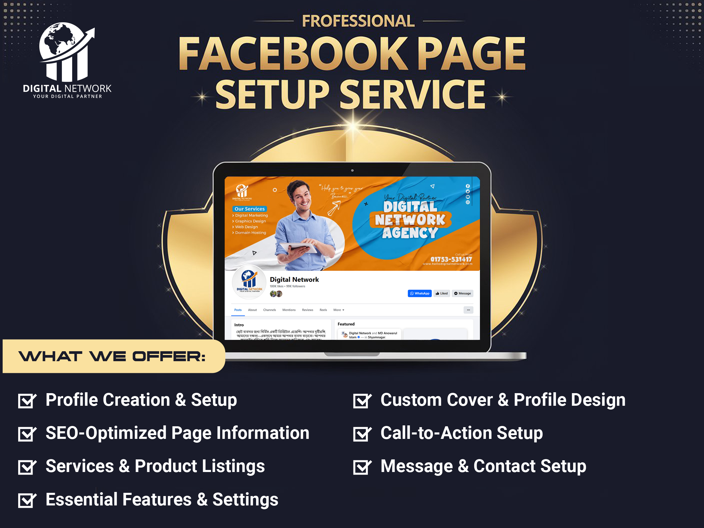 Facebook Page Setup Service