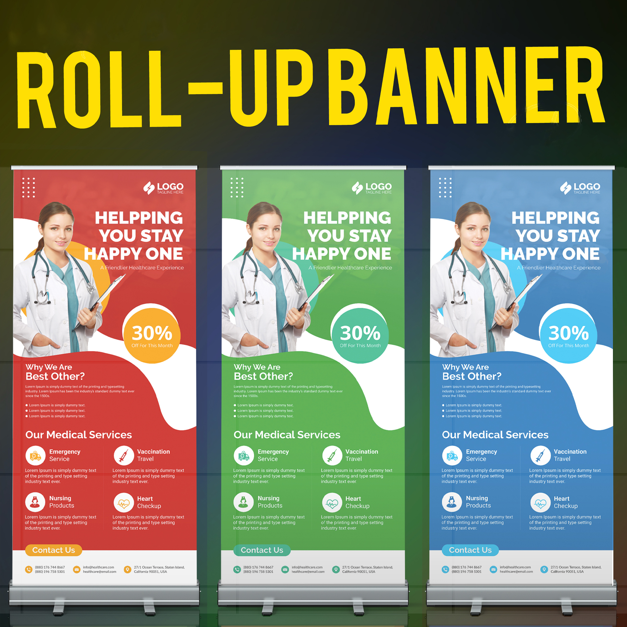 Roll-up Banner Design Service